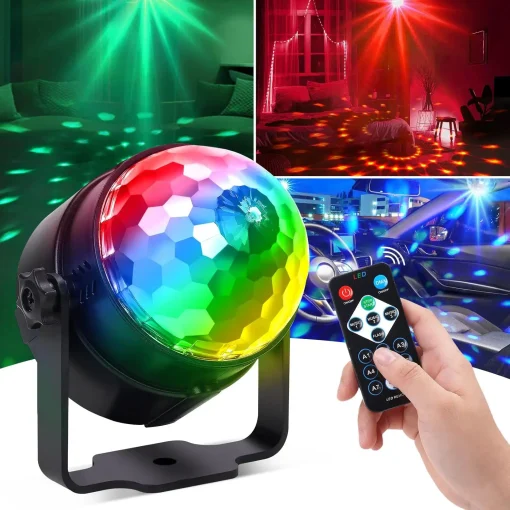 Bola mágica de luces LED RGB para escenariodiscoteca