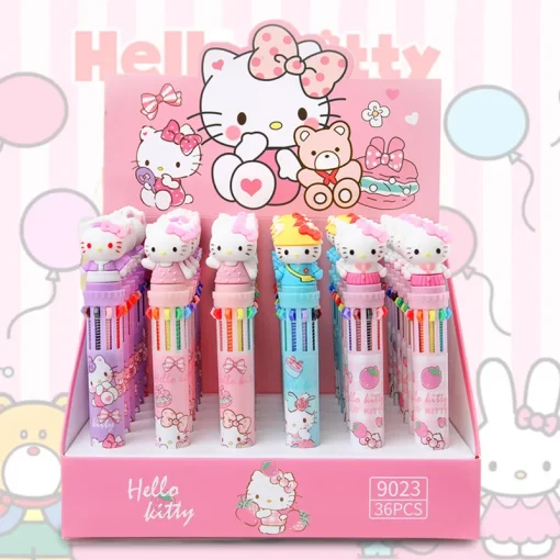 Bolígrafos de Hello Kitty de Sanrio 10-color