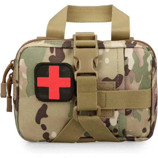 Bolsa EMT Táctica Mejorada Molle para Kit Médico IFAK