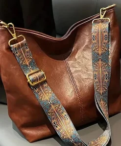 Bolsa cruzada de cuero PU mujer