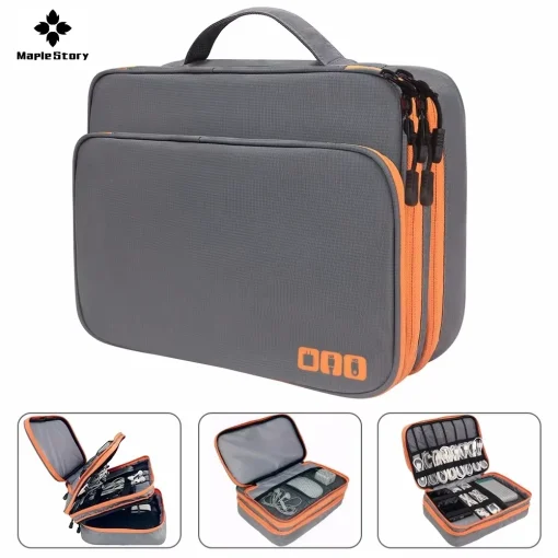 Bolsa de cables multicapa