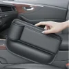 Bolsa multifunción para asiento de coche, piel sintética