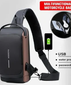 Bolso Bandolera Antirrobo con Carga USB