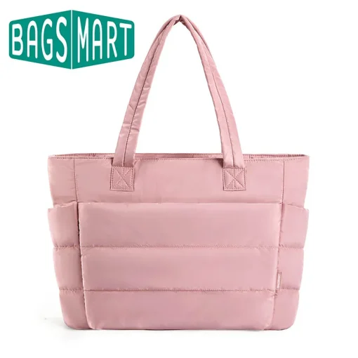 Bolso Bubble Tote de BAGSMART, acolchado de algodón