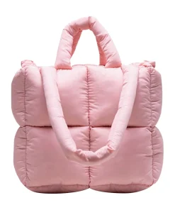 Bolso bandolera acolchado clásico de rombos para mujer