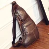 Bolso bandolera de cuero genuino para hombre