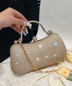 Bolso bandolera de noche de cadena para mujer