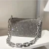 Bolso de cubo de diamantes de imitación Allover