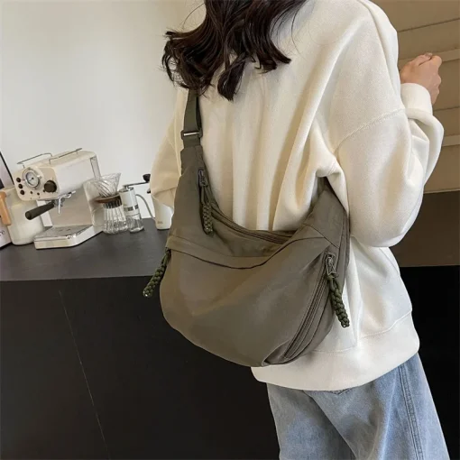 Bolso de hombro de nylon nueva mujer