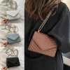 Bolso de hombro retro de moda de material PU para citas de viaje diarias para mujer