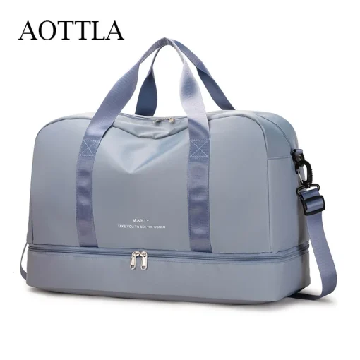 Bolsos AOTTLA para mujeres, bolsos de nailon, equipaje nuevo, bandolera, bolsos de viaje para hombres, bolso de hombro para damas