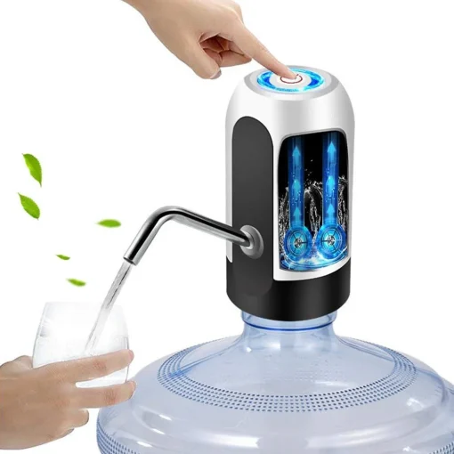 Bomba dispensadora de agua eléctrica con USB y manguera