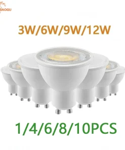 Bombilla LED GU10 AC220V, ahorro energía