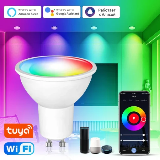 Bombilla LED WiFi Tuya Smart Life Control