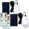 Bombilla LED solar colgante impermeable