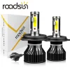 Bombilla de faro de coche LED H4 H7 Mini Roadsun