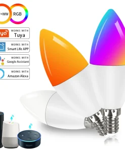 Bombilla inteligente LED RGB E14 WiFi 220V