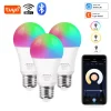 Bombilla inteligente WiFiBluetooth Tuya Alexa Led E27