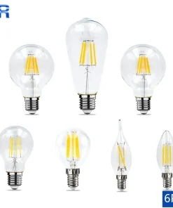 Bombilla led 6pcs E27 E14 2W 4W 6W 8W AC220V