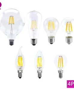 Bombillas Edison LED vidrio 4U