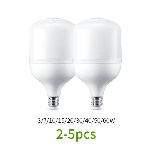 Bombillas LED 2-5uds E27 220V AC