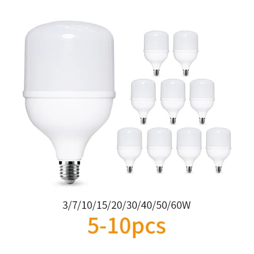 Bombillas LED 5-10pcs AC 220V E27