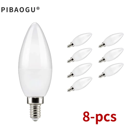 Bombillas LED E14 E27 de 8 piezas