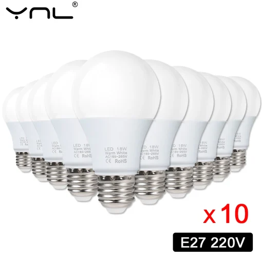 Bombillas LED E27 AC 220V 10 unlote