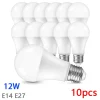 Bombillas LED E27 E14 10PCS 12W