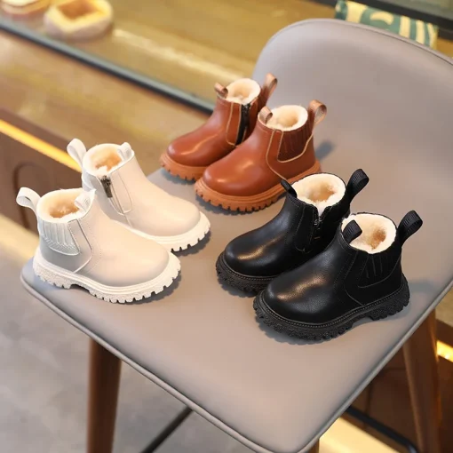 Botas Niña y Niño Piel Invierno