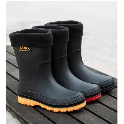 Botas de Lluvia de Goma Antideslizantes