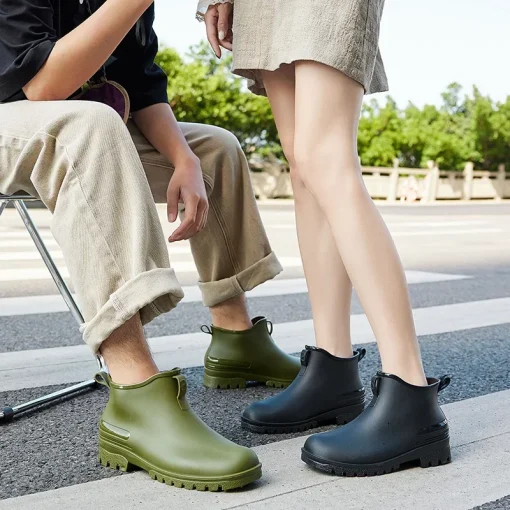 Botas de lluvia antideslizantes para hombre