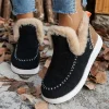 Botas de mujer cálidas de invierno con pelusa