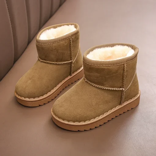 Botas de nieve infantiles tobilleras de invierno