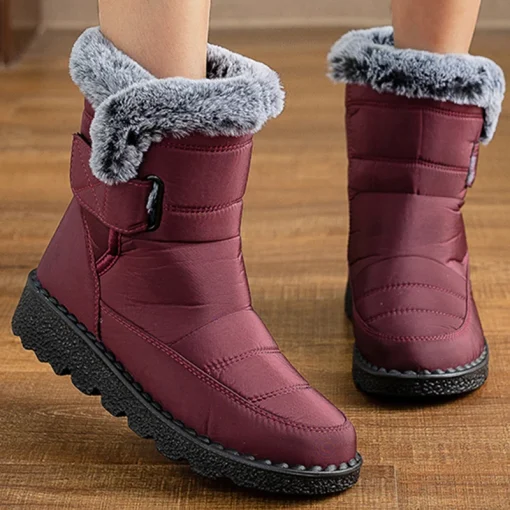 Botas de nieve para mujer, zapatos nuevos impermeables