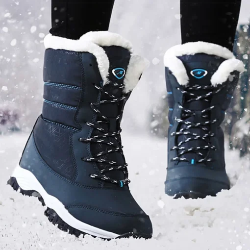 Botas nieve invierno mujer con tacón