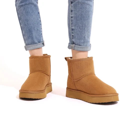 Botas tobilleras impermeables de espuma con memoria Evshine para mujer