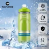 Botella de agua para ciclismo WEST BIKING de 3 capas aislada contra el frío de 620 ml