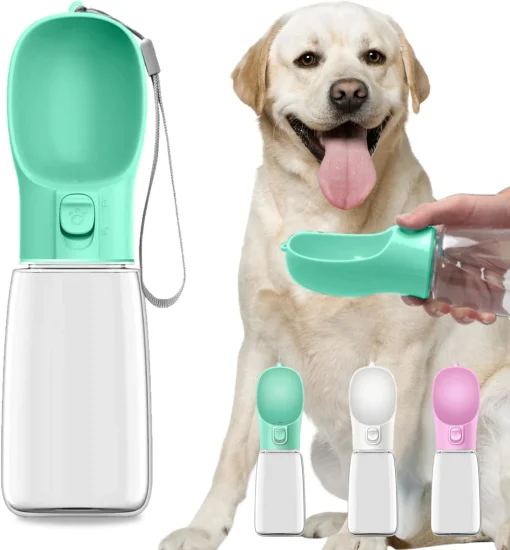 Botella portátil para agua de perros