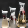 Botellas de agua fría de zumos acrílicos