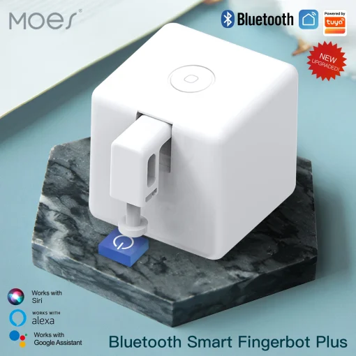 Botón pulsador inteligente Fingerbot MOES Tuya