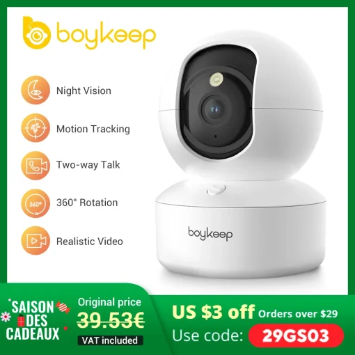 Boykeep 2K cámara wifi