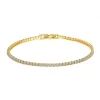 Brazalete de tenis de plata 925