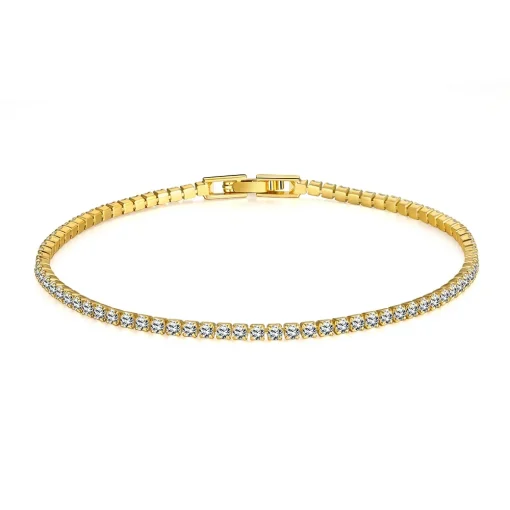 Brazalete de tenis de plata 925