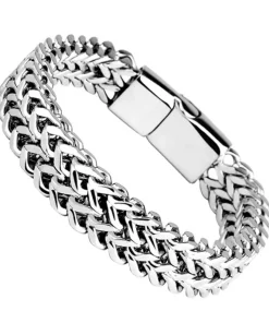 Brazalete trenzado de Acero Inoxidable