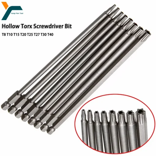 Brocas de destornillador Torx de 8 piezas