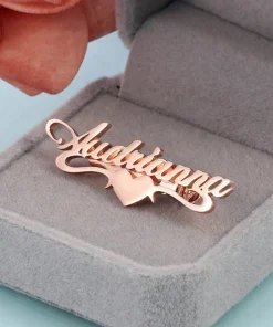 Broche personalizado-Placa de nombre con nombre a medida