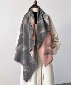 Bufanda de cachemira de lujo para mujer, Chal de invierno cálido, Pashmina, Chal cuadrado, Ponte