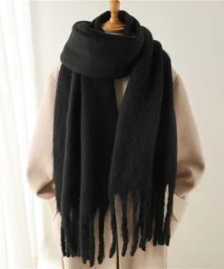 Bufanda de invierno para mujer Pashmina de cachemira