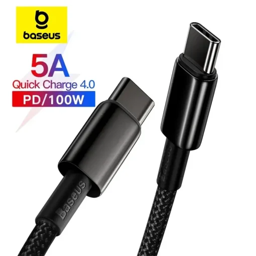 Cable Baseus USB C 100W para iPhone